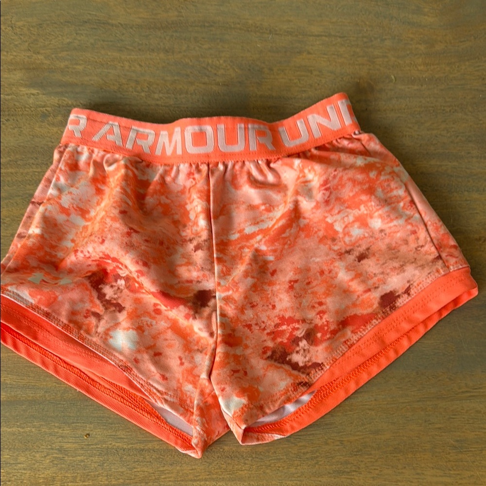 Under Armour Orange Performance Shorts